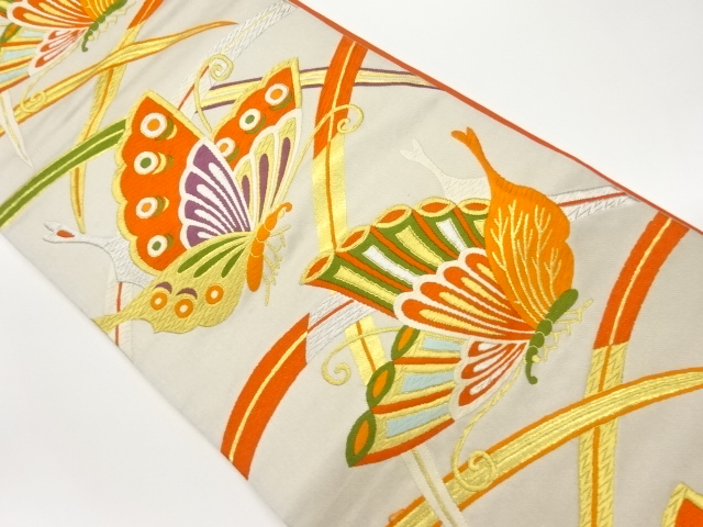 JAPANESE FUKURO OBI / WOVEN BUTTERFLY